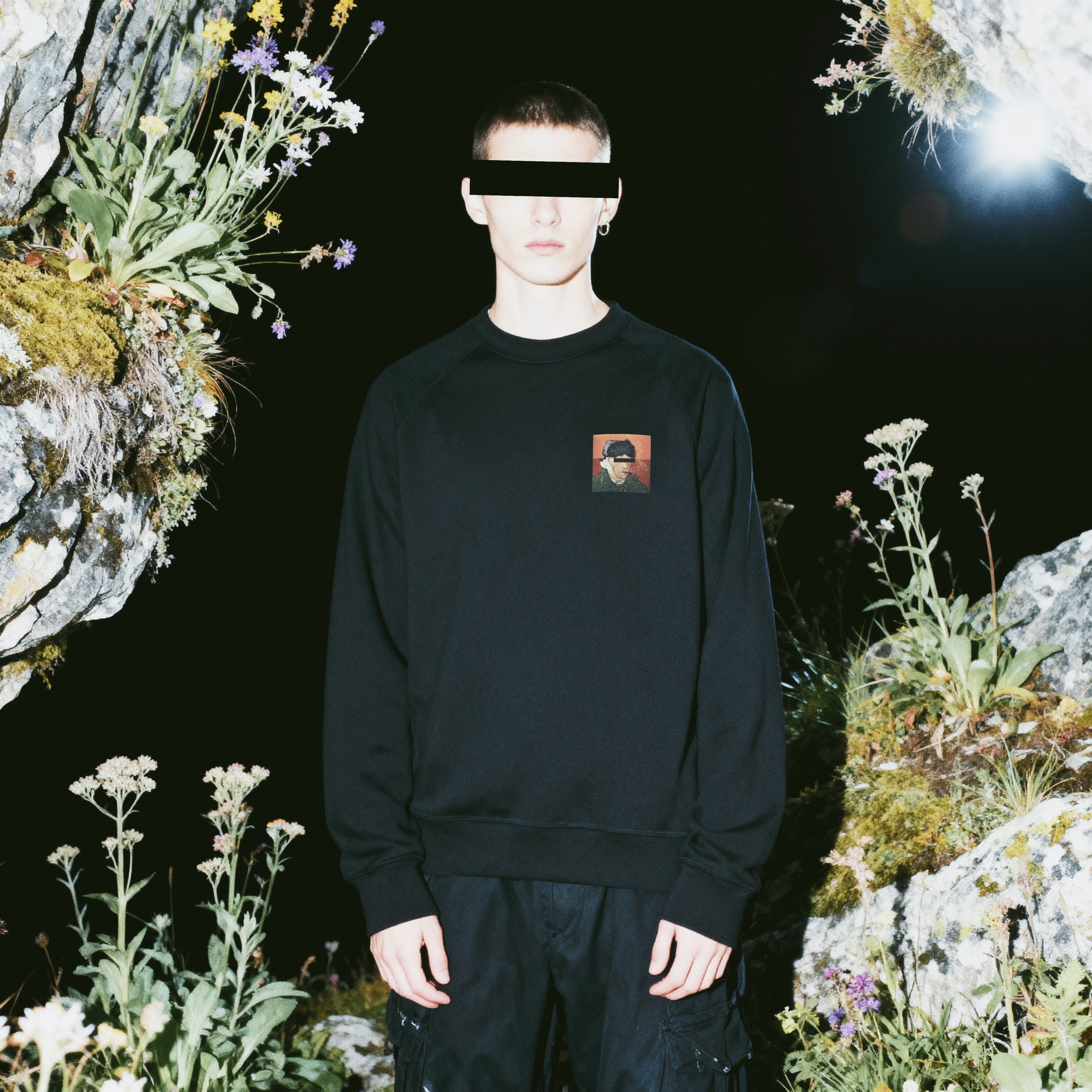 Self Portrait Crew Organic French Terry Ð Crew Sweatshirt product image