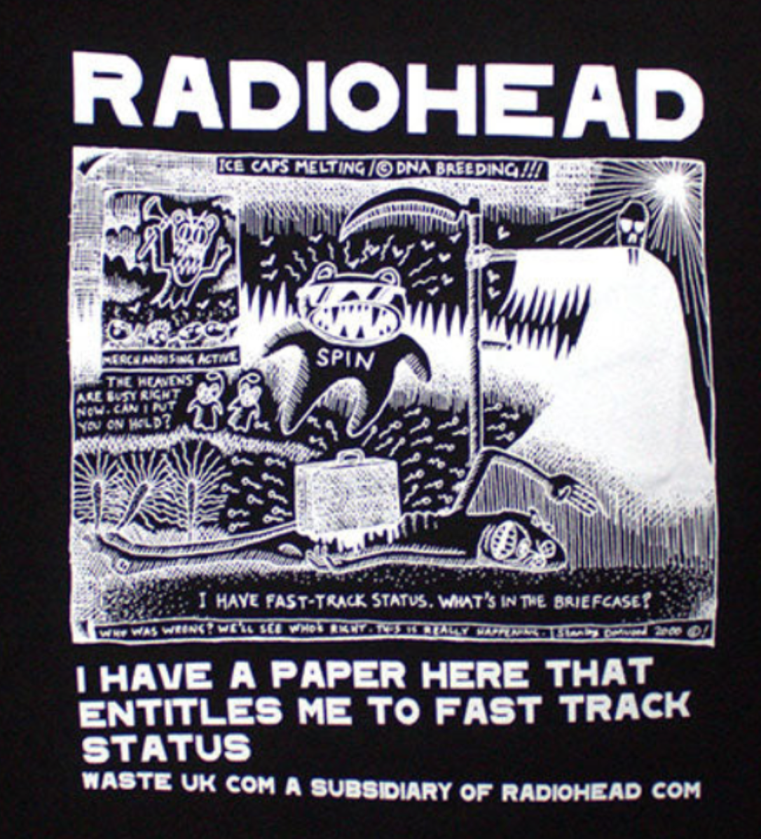 Radiohead Fast Track Long Sleeve T Shirt Ð Long Sleeve T-Shirt product image