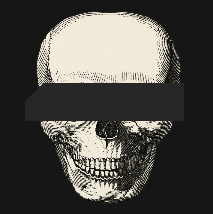 Skull T Shirt Black Heavyweight Organic Ð T-Shirt product image