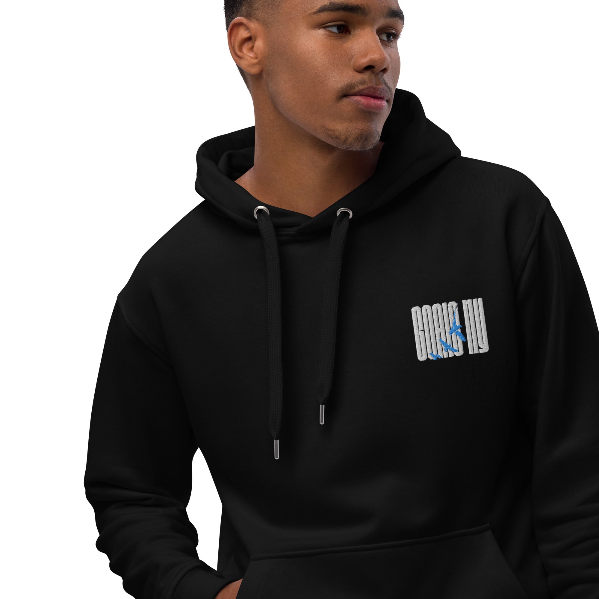 Fly Away Goals Embroidered Hoodie Ð Hoodie product image