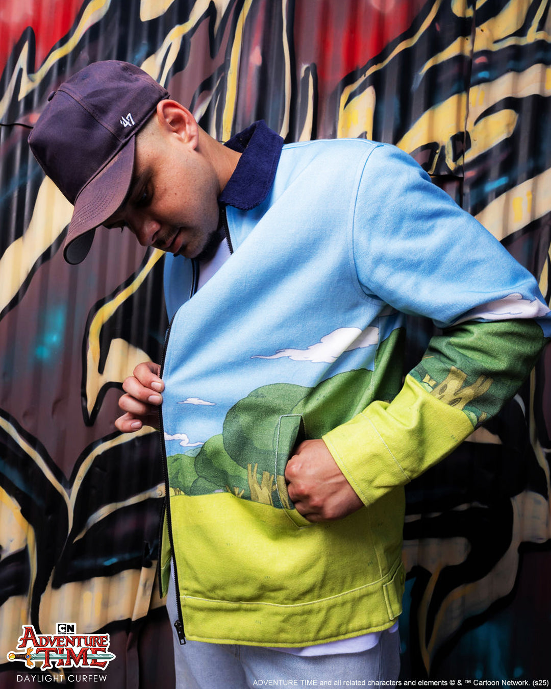 Adventure Time Gang Varsity Jacket Copy Ð Varsity Jacket product image