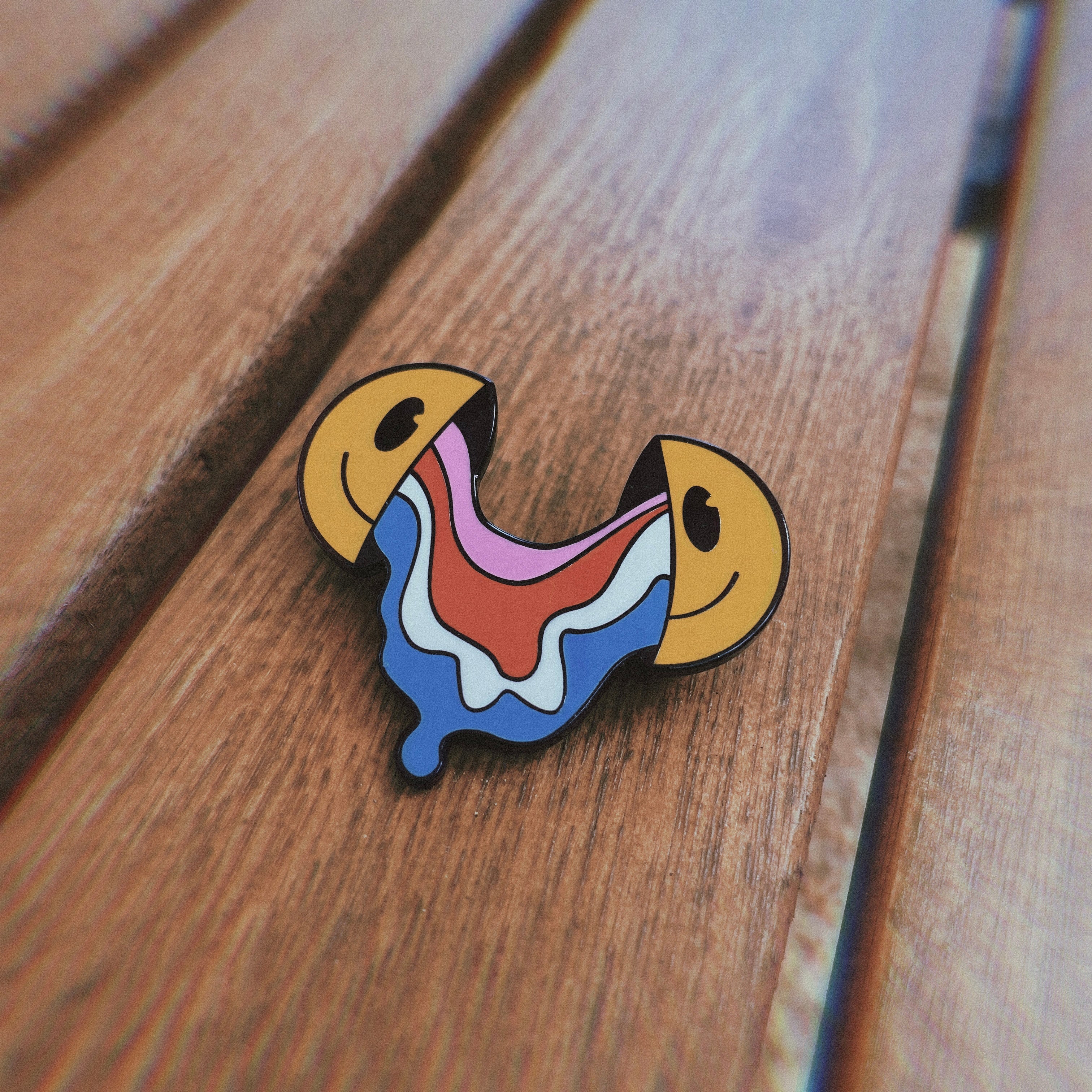 Macrodose Happy Pin Ð Enamel Pin product image