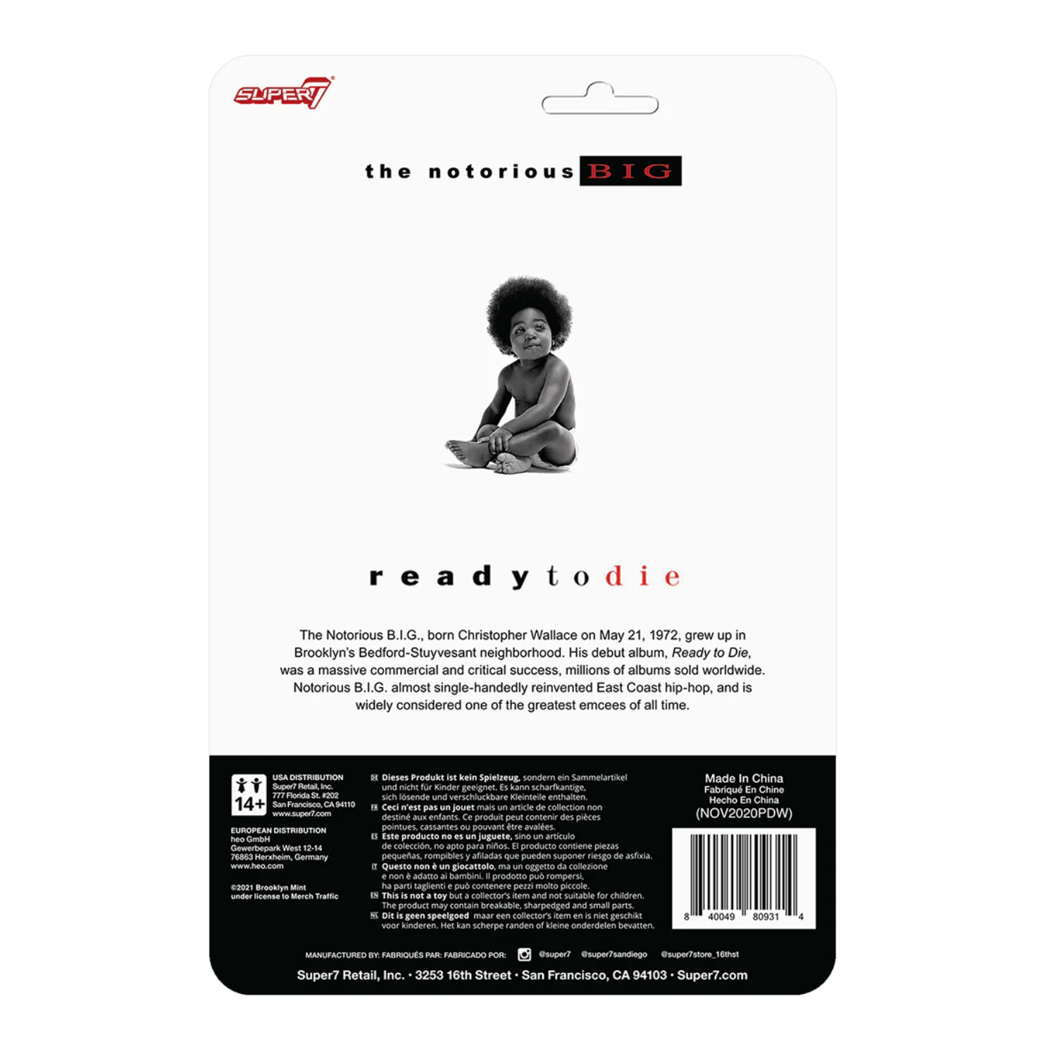 Notorious B I G The Original Figurine Ð Collectible Figurine product image