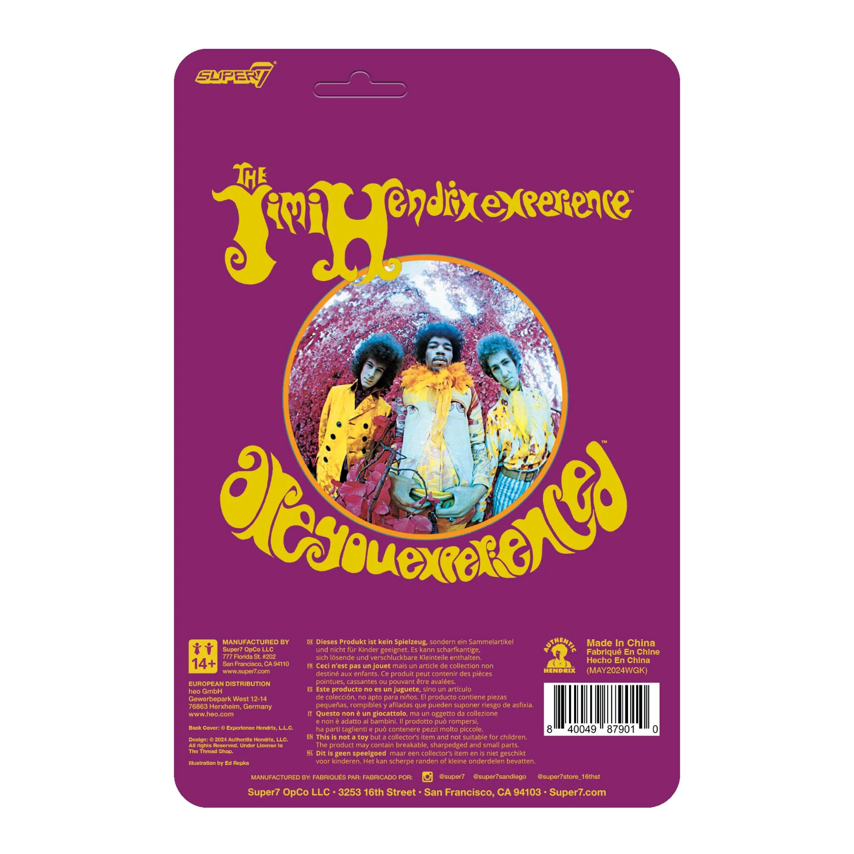 Jimi Hendrix Are Your Experienced Figurine Ð Collectible Figurine product image