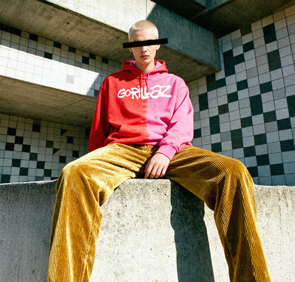 Gorillaz: Dual Wash Hoodie – Daylight Curfew