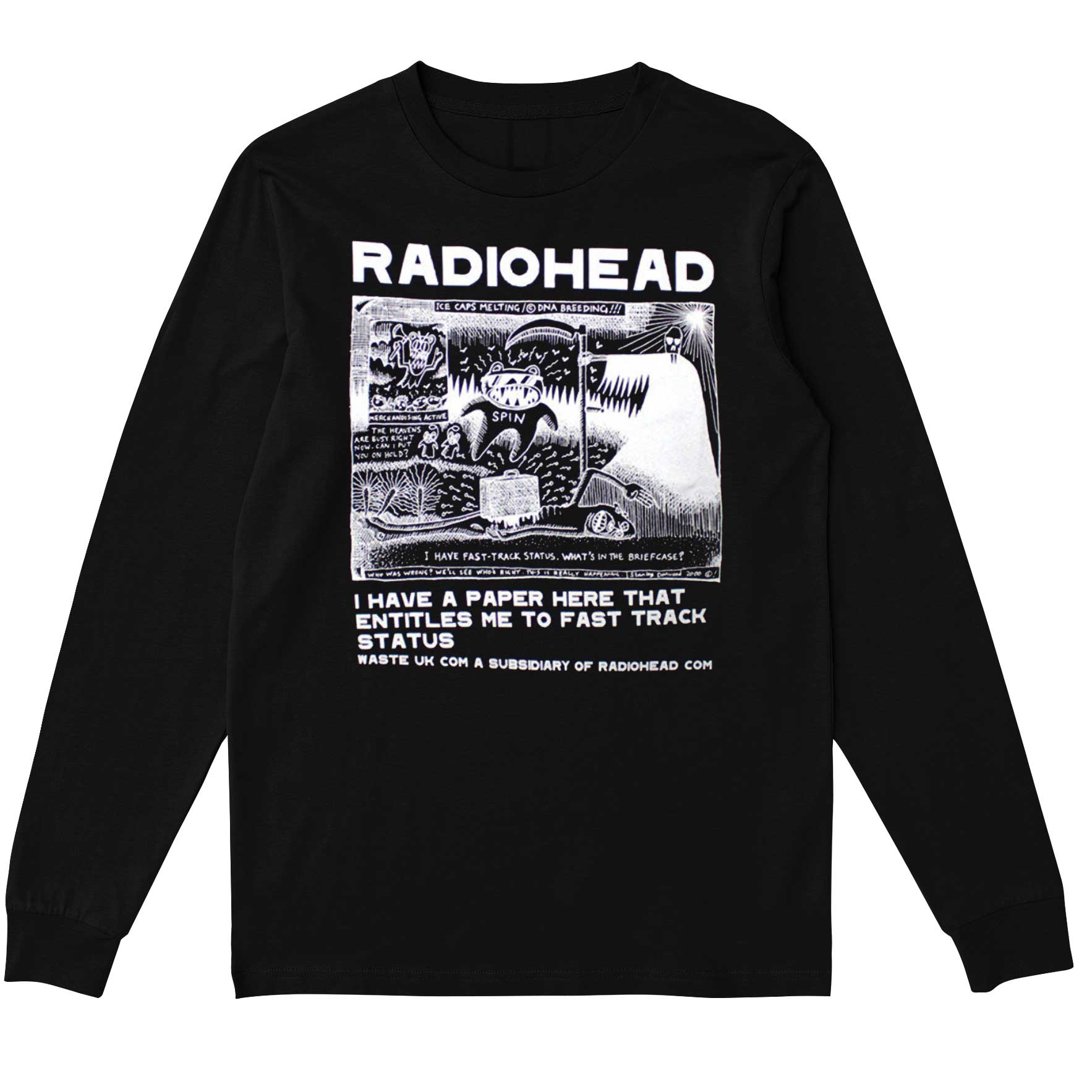 Radiohead Fast Track Long Sleeve T Shirt Ð Long Sleeve T-Shirt product image