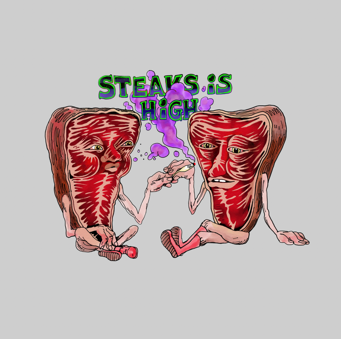 Dream Corp Llc Steaks Is High T Shirt Ð T-Shirt product image