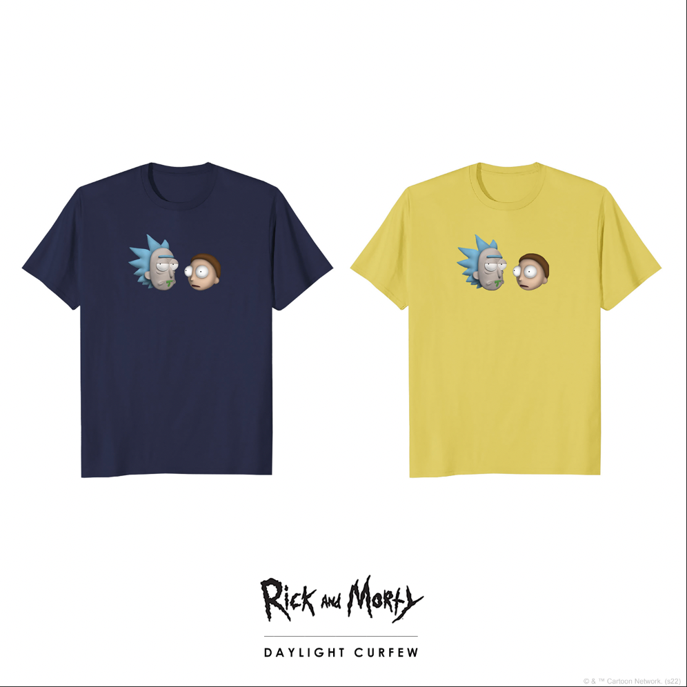Rick Morty: New Dimension T-shirt (Yellow) – Daylight Curfew